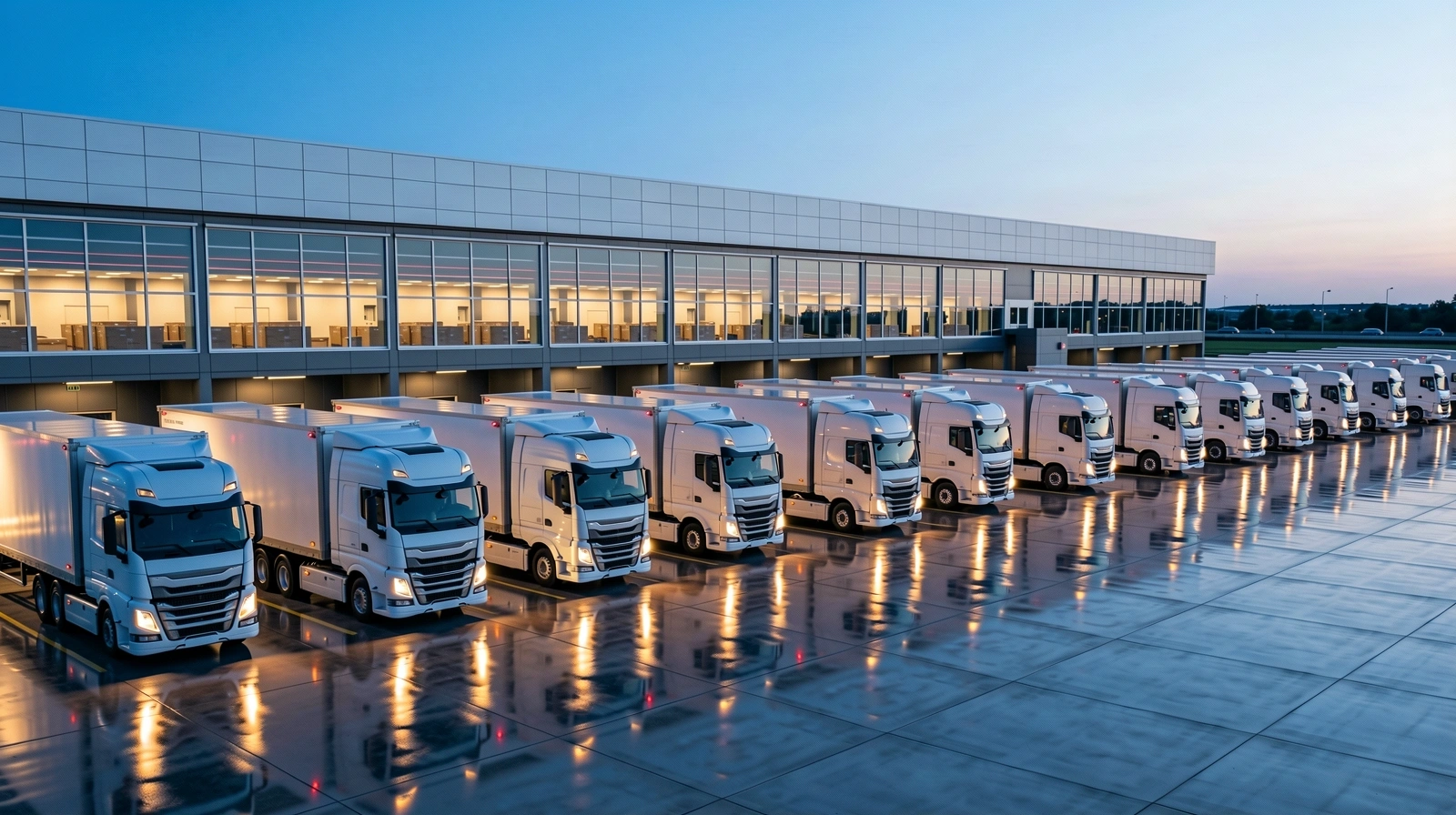 Hub logistico moderno in Italia